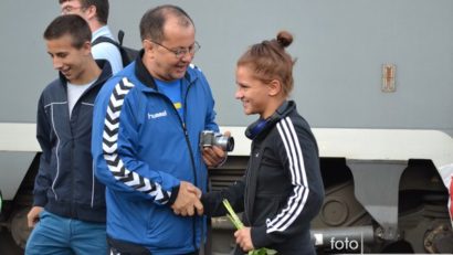 Vicecampioana mondială Alina Vuc a revenit acasă, la Reşiţa