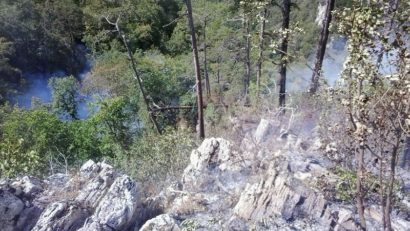 [AUDIO] Continuă lupta cu flăcările în Munţii Domogled