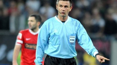 Cristian Balaj va arbitra meciul dintre SC Freiburg şi Slovan Liberec, în grupele Europa League