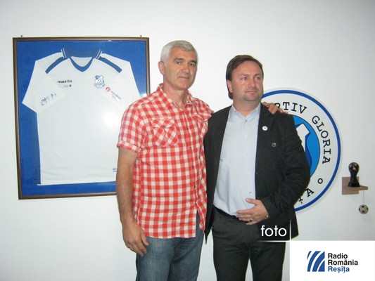 [AUDIO] Fostul fotbalist Doru Plăviţiu, vizită surpriză la Gloria Reşiţa