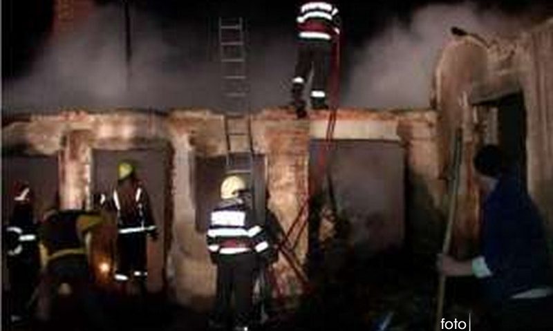 Incendiu la o fermă de capre Incendiu la o fermă de capre