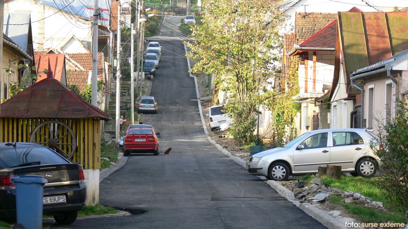 Coşbuc asfaltată Coşbuc asfaltată