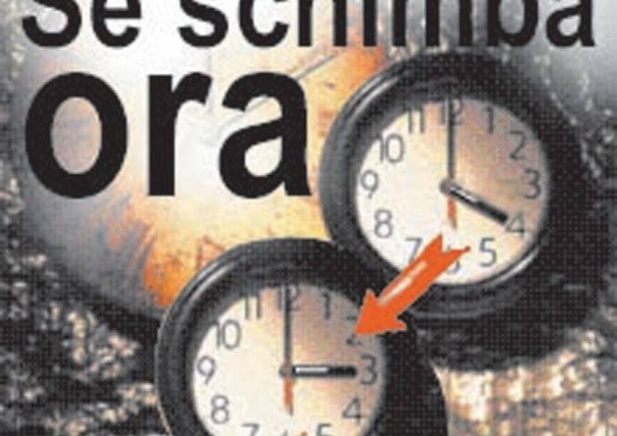 În noaptea de sâmbătă spre duminică, ora 4 va deveni ora 3 În noaptea de sâmbătă spre duminică, ora 4 va deveni ora 3