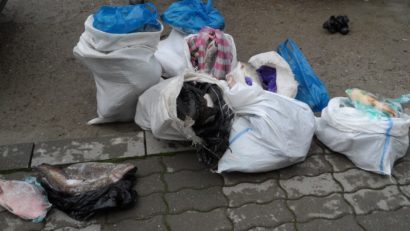 Peştele reţinut de poliţişti