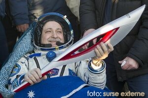 Torţa olimpică a revenit pe Terra Torţa olimpică a revenit pe Terra