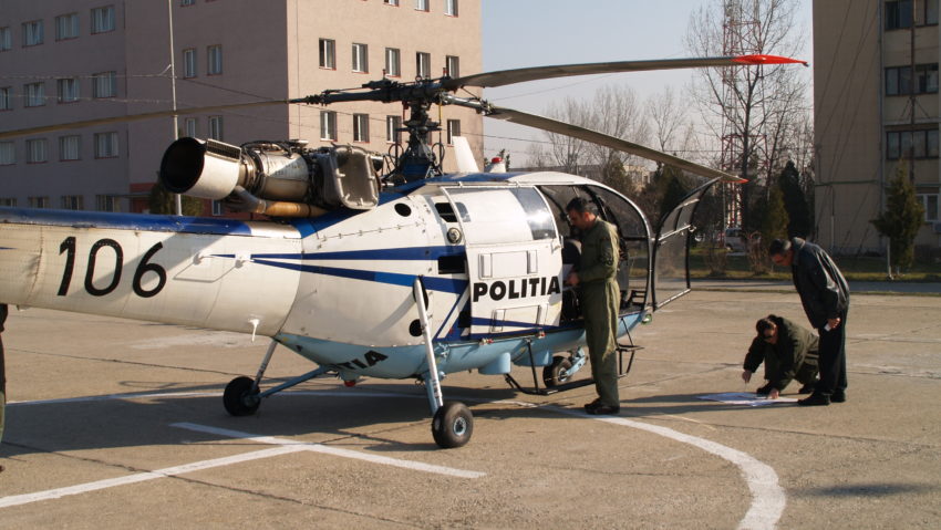 Frontiera cu Serbia este supravegheată din elicopter Frontiera cu Serbia este supravegheată din elicopter