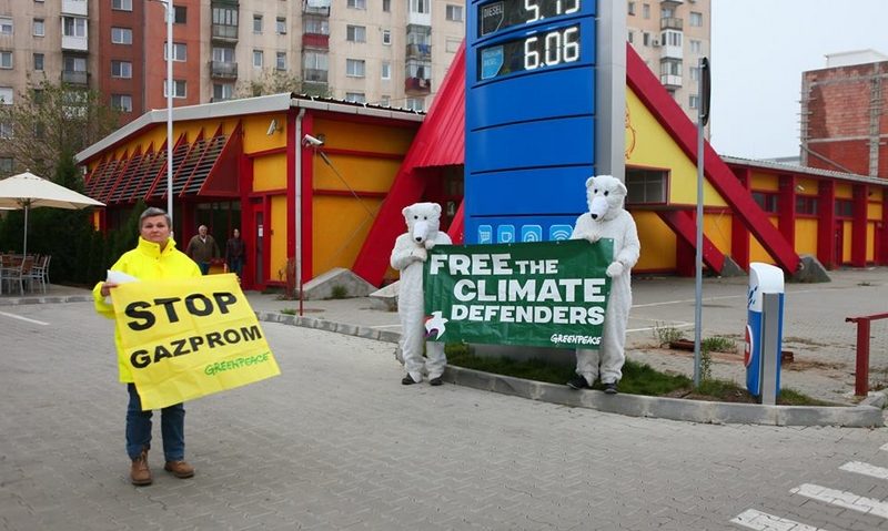 Protest Greenpeace la Arad Protest Greenpeace la Arad