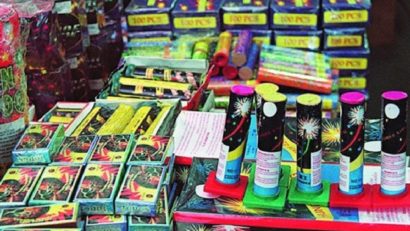 Polițiștii cărășeni au confiscat peste o tonă de artificii și petarde