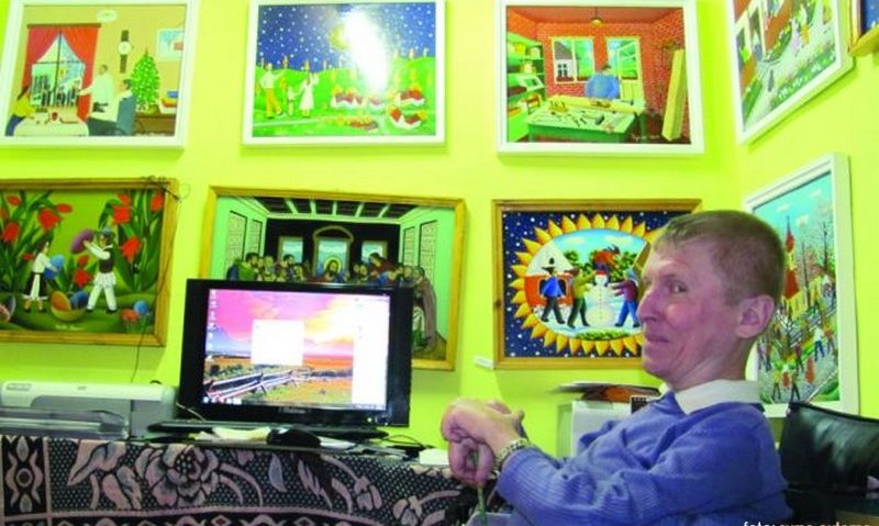 Plasticianul cărăşan Vasile Popovici în dublă postură artistică Plasticianul cărăşan Vasile Popovici în dublă postură artistică