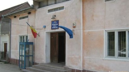 Centrul comunei Armeniş, în curs de modernizare