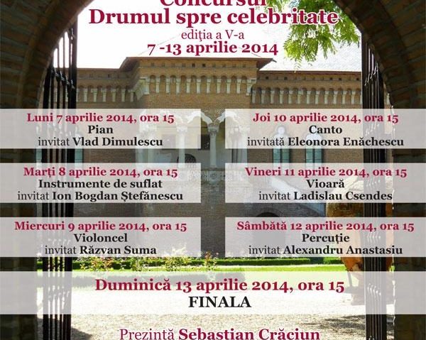 Tinerii muzicieni din ţară şi străinătate reiau „Drumul spre celebritate” Tinerii muzicieni din ţară şi străinătate reiau „Drumul spre celebritate”