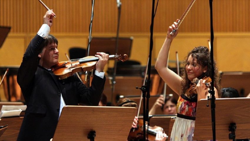 Cuplul de violonişti Liviu Prunaru – Valentina Svyatlovskaya, cu viorile Stradivarius – Guarneri, în concert extraordinar la Sala Radio Cuplul de violonişti Liviu Prunaru – Valentina Svyatlovskaya, cu viorile Stradivarius – Guarneri, în concert extraordinar la Sala Radio