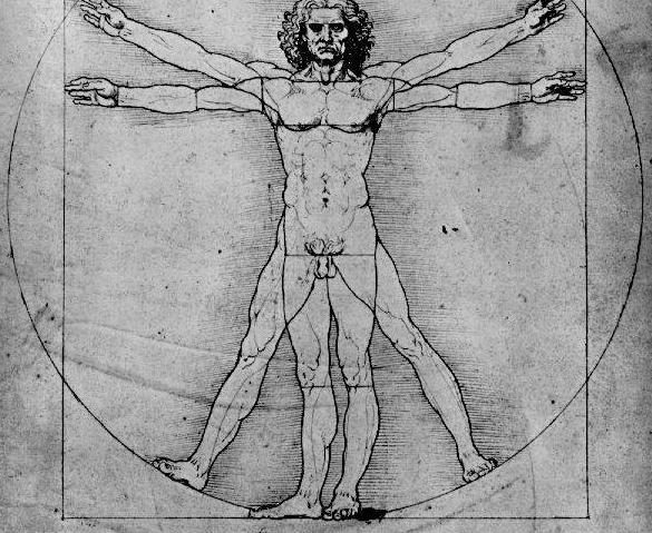 „Omul vitruvian” etalonul perfectiunii lui da Vinci … este imperfect „Omul vitruvian” etalonul perfectiunii lui da Vinci … este imperfect