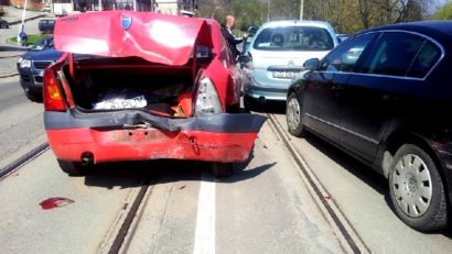 [EXCLUSIV][FOTO] Restricţii de circulaţie în Triaj, în urma numeroaselor accidente