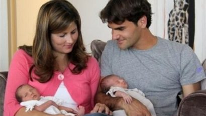 Federer din nou tătic de gemeni