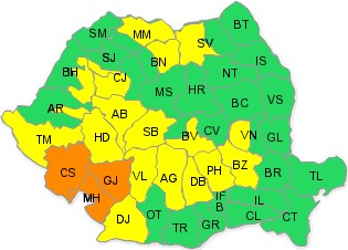 [UPDATE] Judeţul Caraş-Severin ameninţat de inundaţii!