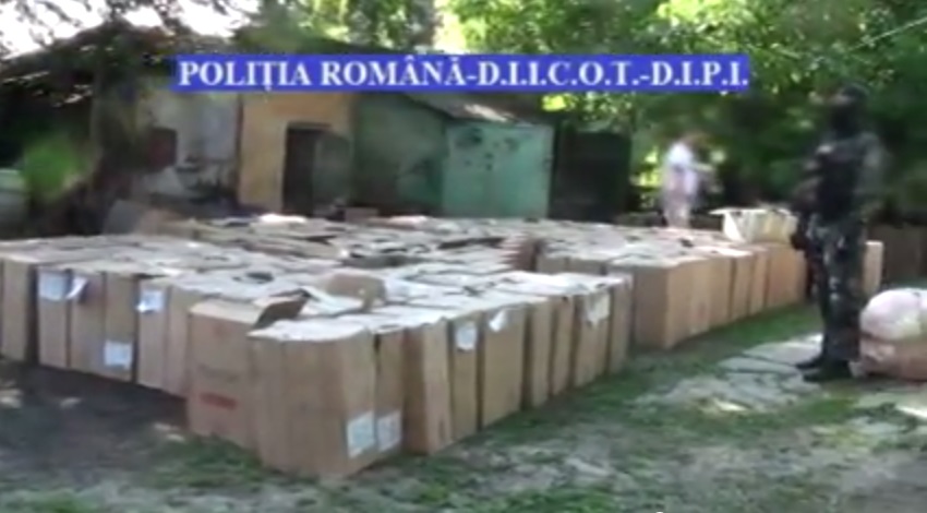 Mascații au confiscat azi „un camion” de țigări de contrabandă Mascații au confiscat azi „un camion” de țigări de contrabandă
