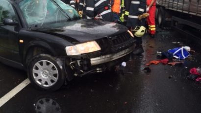 [FOTO & VIDEO] Grav accident la Topolovăţu Mare