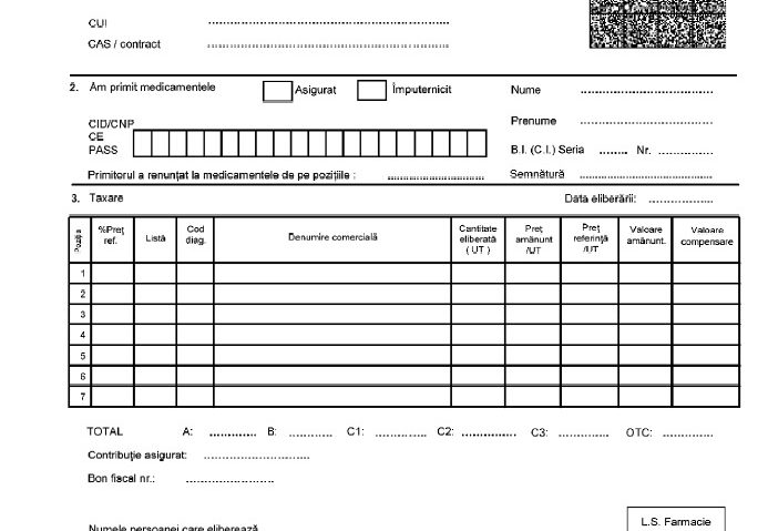 Medicii din Caraş-Severin au un nou formular pentru prescrierea medicamentelor Medicii din Caraş-Severin au un nou formular pentru prescrierea medicamentelor