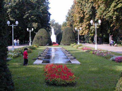 Peluză englezească şi grădină vieneză în centrul Timişoarei Peluză englezească şi grădină vieneză în centrul Timişoarei
