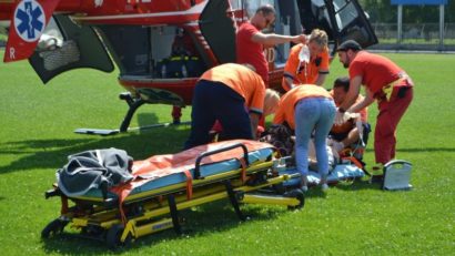[FOTO] Grav accident de muncă