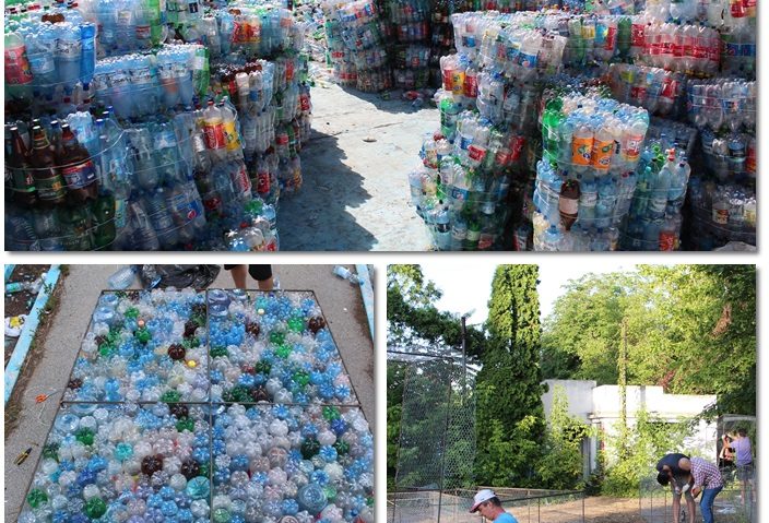În drum spre Cartea Recordurilor. La Timişoara a început construcţia podului de plastic peste Bega În drum spre Cartea Recordurilor. La Timişoara a început construcţia podului de plastic peste Bega
