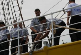 Marinari români fac grevă în Canada