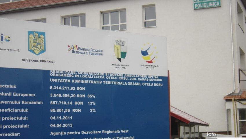 Spațiile modernizate din Ambulatoriul Spitalului din Oțelu Roșu așteaptă aparatura medicală Spațiile modernizate din Ambulatoriul Spitalului din Oțelu Roșu așteaptă aparatura medicală