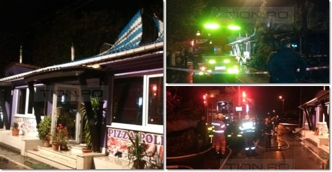 Clienţii unei pizzerii, evacuaţi de urgenţă din cauza unui incendiu Clienţii unei pizzerii, evacuaţi de urgenţă din cauza unui incendiu