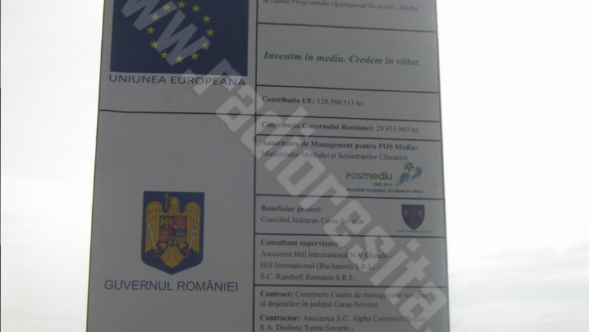 UE decontează banii pentru deşeurile din Caraş-Severin UE decontează banii pentru deşeurile din Caraş-Severin
