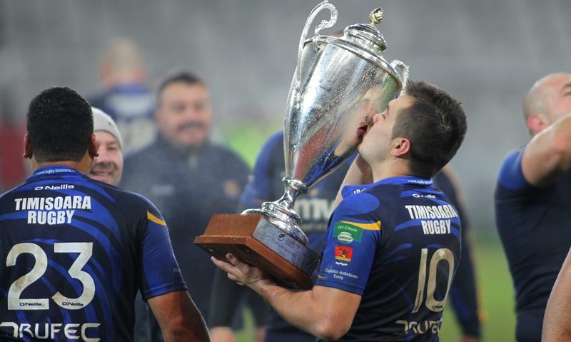 RCM Timişoara şi-a trecut în palmares a doua Cupă a României la rugby RCM Timişoara şi-a trecut în palmares a doua Cupă a României la rugby