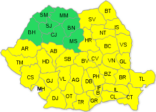 Se prelungeşte codul galben de ninsoare!