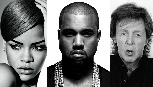 Rihanna, Paul McCartney şi Kanye West au lansat împreună o melodie Rihanna, Paul McCartney şi Kanye West au lansat împreună o melodie