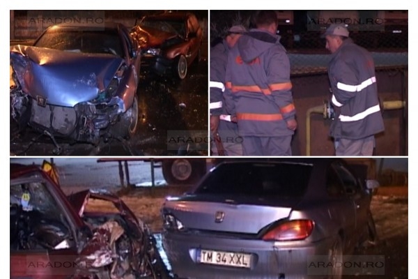 Pericol de explozie: conductă de gaz spartă în urma unui accident rutier Pericol de explozie: conductă de gaz spartă în urma unui accident rutier