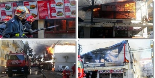 Incendiu devastator în complexul studenţesc din Timişoara Incendiu devastator în complexul studenţesc din Timişoara
