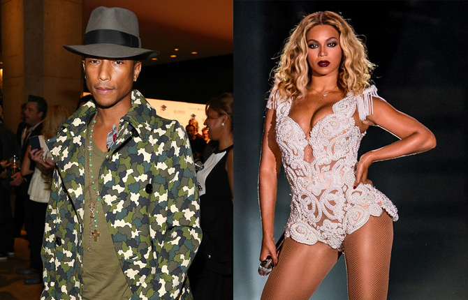 Beyoncé şi Pharrell Williams, favoriţii premiilor Grammy din acest an Beyoncé şi Pharrell Williams, favoriţii premiilor Grammy din acest an