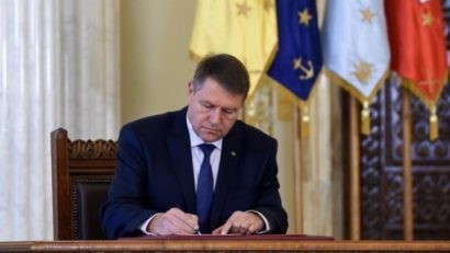 Preşedintele Klaus Iohannis a promulgat Legea privind carantinarea şi izolarea