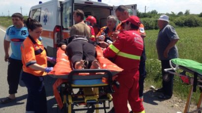 Accident lângă Lugoj din cauza unui şofer neatent