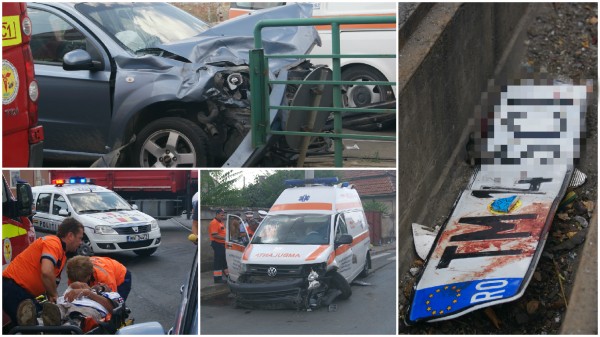 Ambulanţă implicată într-un accident mortal Ambulanţă implicată într-un accident mortal