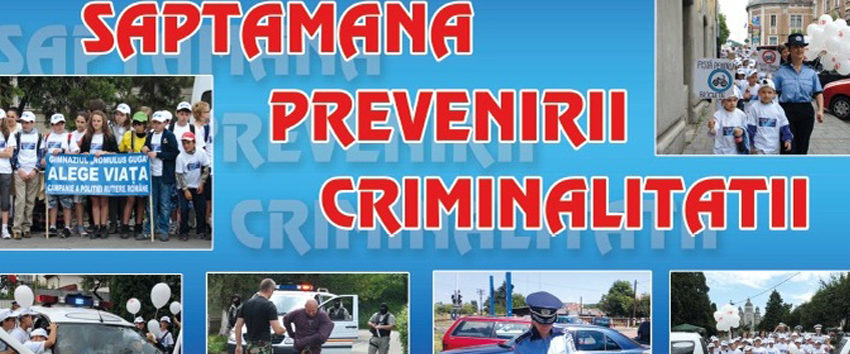 Poliţia e cu noi! „Săptămâna prevenirii criminalităţii”, în judeţul Caraş-Severin Poliţia e cu noi! „Săptămâna prevenirii criminalităţii”, în judeţul Caraş-Severin