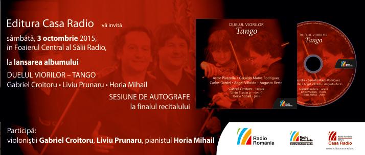 Lansarea albumului Duelul viorilor la Radio România Lansarea albumului Duelul viorilor la Radio România