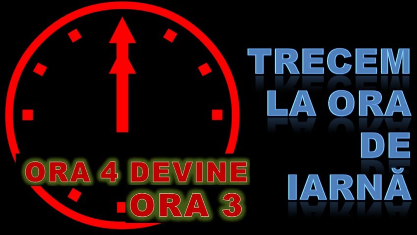 România trece la ora de iarnă România trece la ora de iarnă