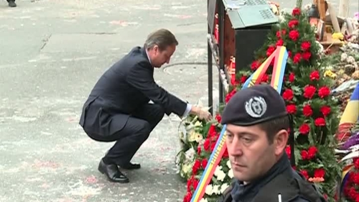 David Cameron, moment de reculegere la clubul Colectiv David Cameron, moment de reculegere la clubul Colectiv