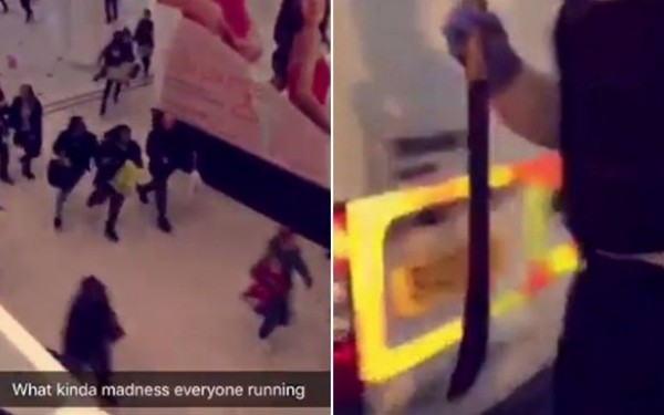 Panică într-un mall: Tineri înarmaţi cu macete s-au luat la bătaie Panică într-un mall: Tineri înarmaţi cu macete s-au luat la bătaie