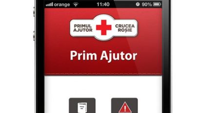 Aplicaţie de prim ajutor, de la Crucea Roşie, pe telefonul mobil
