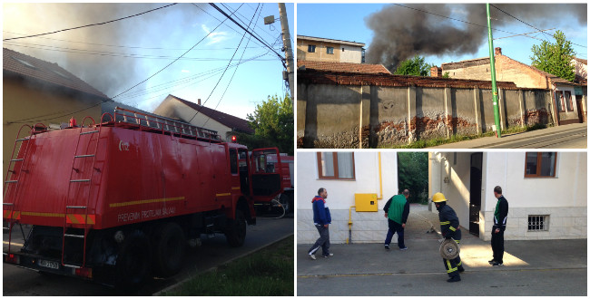 Incendiu de amploare în zona ultracentrală a municipiului Arad Incendiu de amploare în zona ultracentrală a municipiului Arad