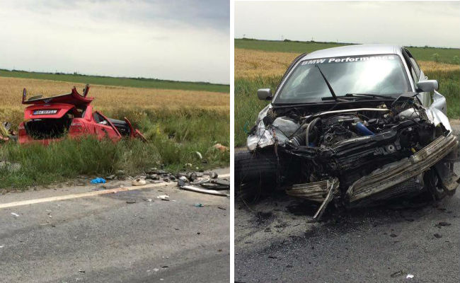 Tragedie între Arad şi Oradea. O femeie a murit şi două maşini s-au făcut praf Tragedie între Arad şi Oradea. O femeie a murit şi două maşini s-au făcut praf