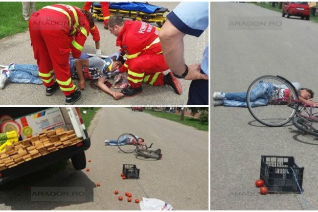 Neatenţia face victime. Un biciclist a ajuns la spital pentru că nu a acordat prioritate Neatenţia face victime. Un biciclist a ajuns la spital pentru că nu a acordat prioritate