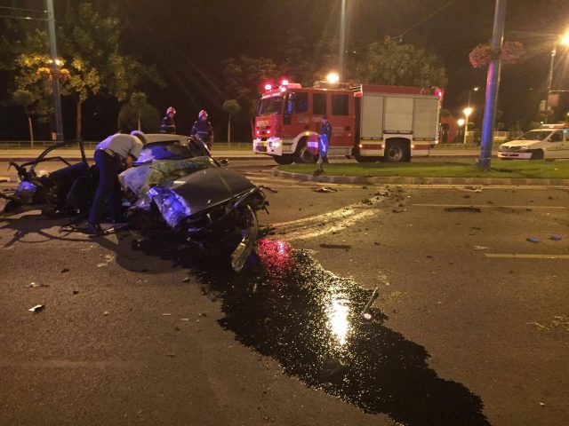 Accident grav pe podul Michelangelo Accident grav pe podul Michelangelo