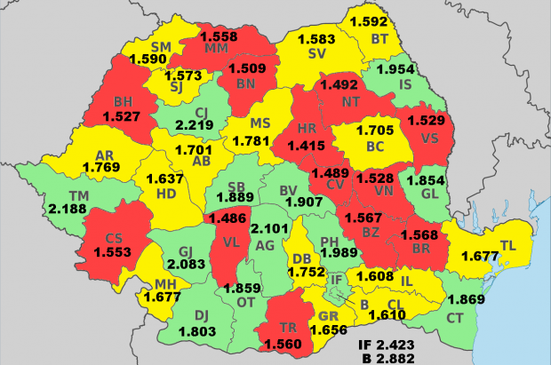 Harta salariilor din România. Angajaţii din Caraş-Severin au cel mai mic salariu din Banat! Harta salariilor din România. Angajaţii din Caraş-Severin au cel mai mic salariu din Banat!
